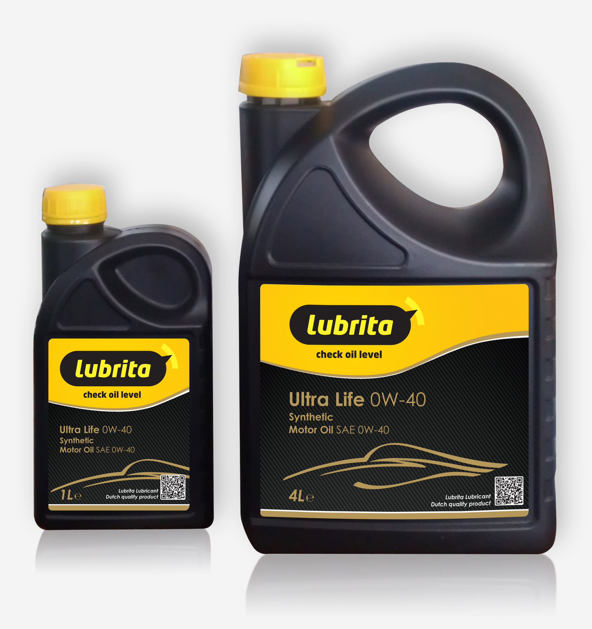 Lubrita lubricants small packaging design